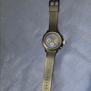 Black and Blue Men's Watch